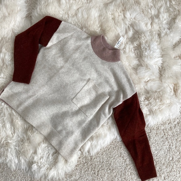 NWT madewell redmond mockneck pocket sweater XS - Picture 1 of 11